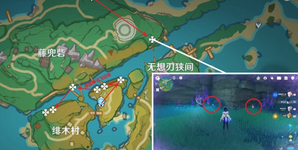 原神鸣草最佳采集路线
