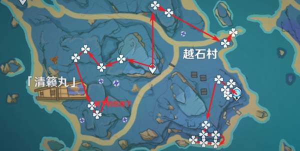 原神鸣草最佳采集路线