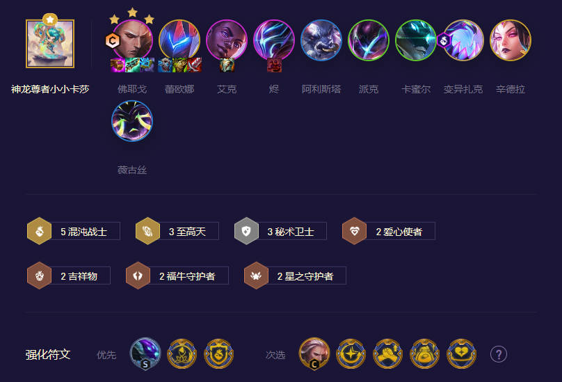 云顶之弈至高混沌阵容怎么搭配